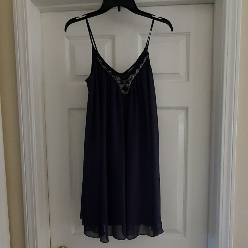 Blue dress
